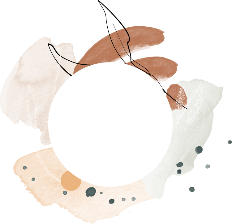Watercolor frame background