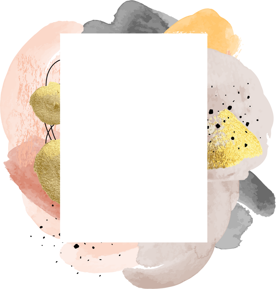 Watercolor frame background